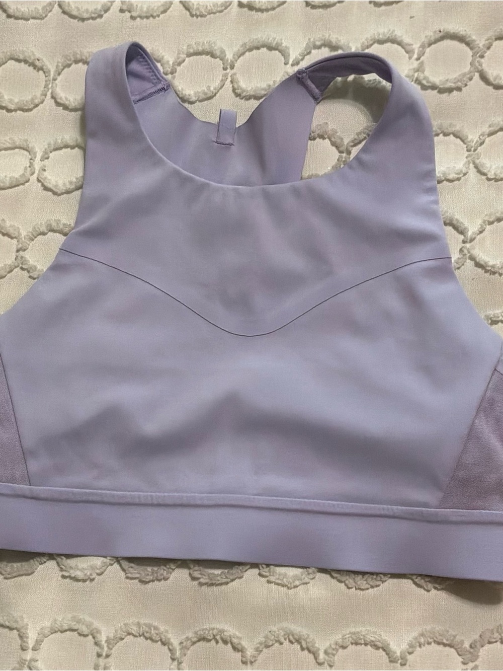 Brooks Lilac High-Neck Sports Bra